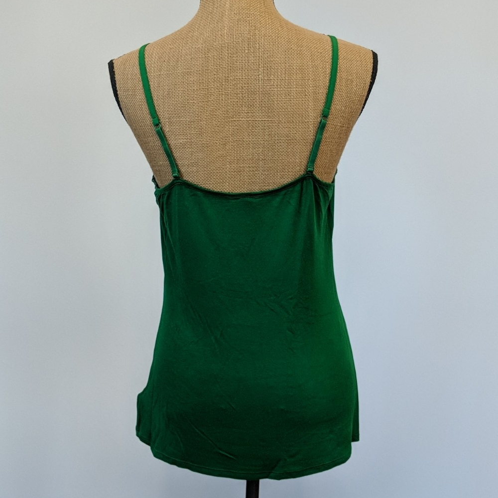 EXPRESS emerald green tank top - Picture 2 of 4